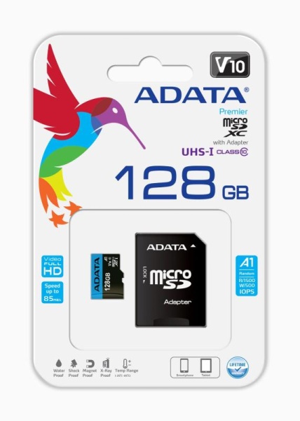 Memory Card microSDXC A-data Premier 128GB, Class 10, UHS-I U1, V10, A1 - Img 7