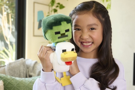 MINECRAFT FIGURINA DE PLUS CHICKEN JOCKEY 20CM - Img 3