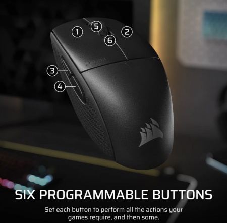 Mouse Gaming Wireless Corsair M55 - Img 8