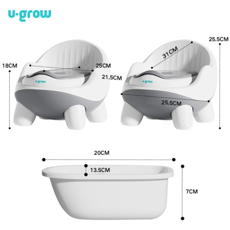 Olita cu spatar ergonomic, U-Grow - Img 2
