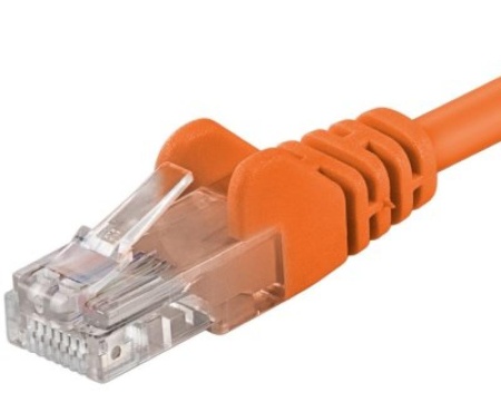 Patchcord UTP RJ45 Cat.5e 0.25m ORANGE - Img 3