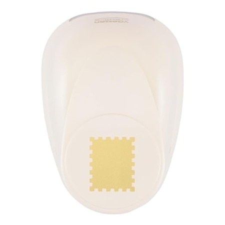 Perforator hârtie decorativ Vaessen Creative, model Timbru Poștal, dimensiune decupaj 2.9 x 2.5 cm, pentru scrapbooking, felicitări și proiecte creative DIY - Img 4