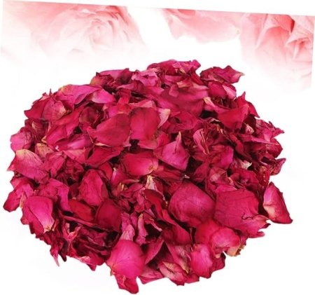 Petale Deshidratate de Trandafir Roșu 100g, Petrale Naturale pentru Băi Relaxante, Aromaterapie și Proiecte DIY - Img 2