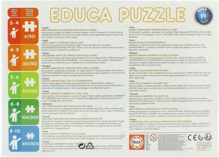 Puzzle Progresiv Educa Avengers 4 în 1 (50, 80, 100, 150 Piese), Marvel Supereroi Iron Man, Captain America, Thor, Hulk, Joc Educativ pentru Copii 5+ Ani (Cod 16331) - Img 2