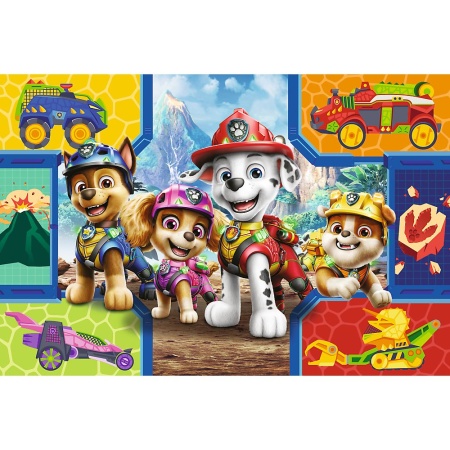 PUZZLE TREFL 100 PATRULA CATELUSILOR CATEI SI DINOZAURI - Img 2