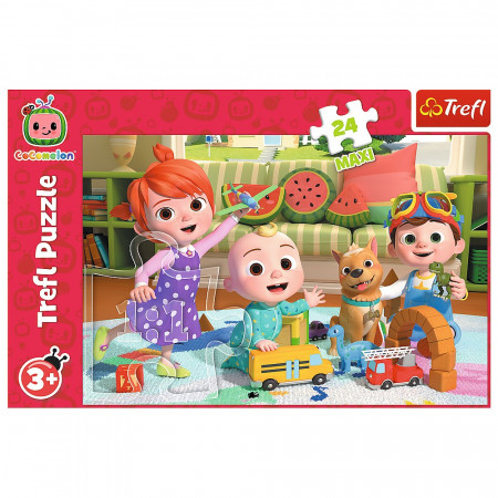 PUZZLE TREFL 24 MAXI COCOMELON GATA DE AVENTURA - Img 3