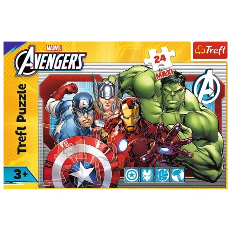 PUZZLE TREFL 24 MAXI MARVEL RAZBUNATORII INTOTDEAUNA JUST - Img 3