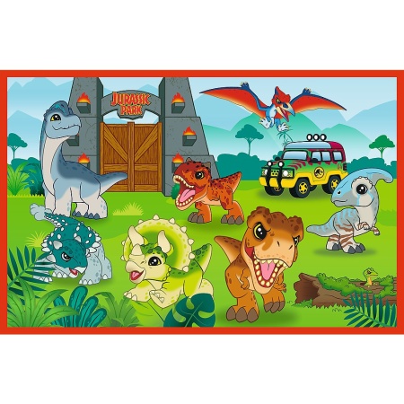 PUZZLE TREFL 2X70 JURASSIC WORLD UNIVERSUL JURASSIC PARK - Img 2