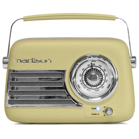 RADIO FM PORTABIL NOSTALGIA 15W CU FUNCTIE BLUETOOTH/AUX -OLIVE - Img 4