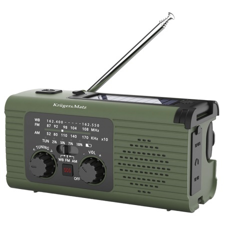 RADIO MULTIFUNCTIONAL SOLAR 5000MAH KRUGER&amp;MA - Img 5