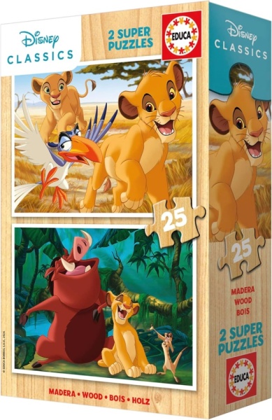 Regele Leu - puzzle 2x25 piese - Img 4