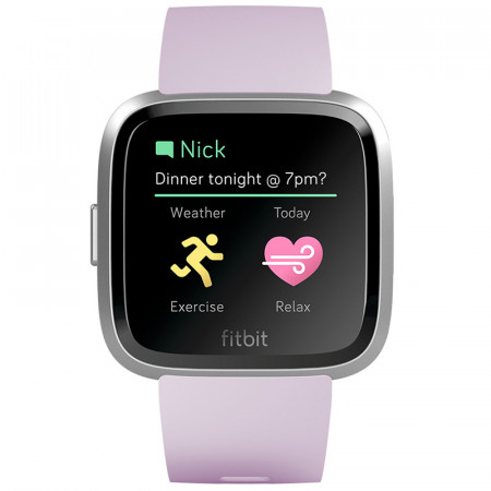 RESIGILAT - Ceas smartwatch Fitbit Versa Lite, Lilac