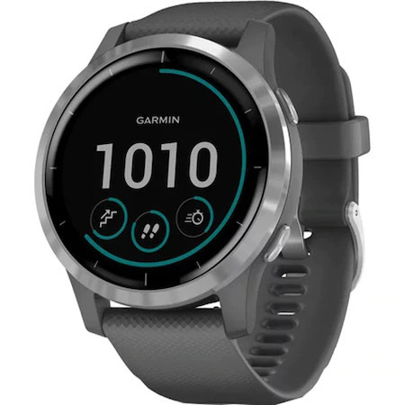 Resigilat - Ceas smartwatch Garmin Vivoactive 4, Shadow Gray/Silver