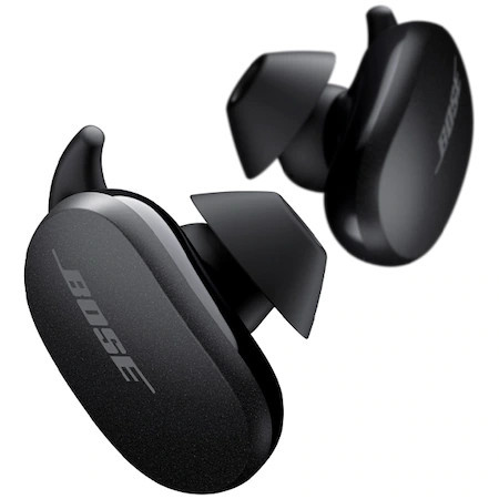 Resigilate - Casti Audio Sport In Ear Bose Earbuds, True Wireless, Bluetooth, Microfon, Autonomie 5 ore, Black