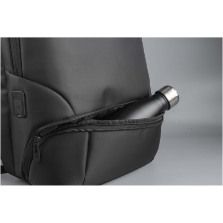Rucsac laptop Serioux Smart Travel ST9588, rezistent la apa, port USB, 15.6″, Negru - Img 9