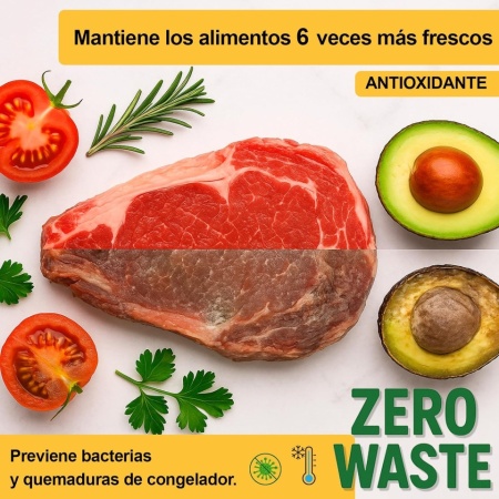 Set 100 Pungi Vidare Alimente BOLSEMACK, Texturate / Gofrate, Dimensiune 15 x 40 cm, Calitate Alimentară BPA Free, Compatibile cu Toate Aparatele de Vidat cu Aspirație Externă - Img 4