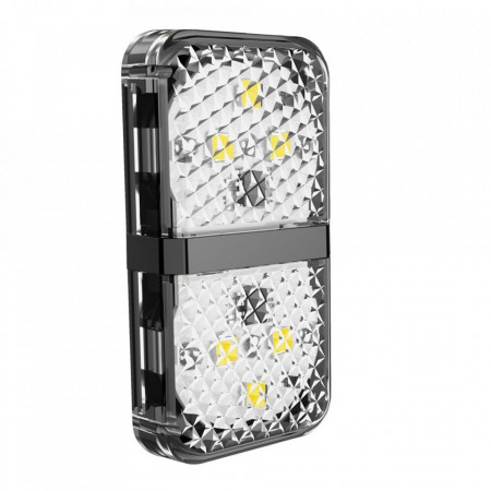 Set 2 x lampa avertizare luminoasa pentru usa deschisa, Baseus (CRFZD-01) , negru - Img 3