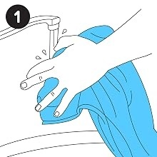 Set 3 prosoape răcoritoare instant Airflip Ice din microfibră, 100 x 30 cm, efect de răcire prin evaporare pentru gât și cap, ideale pentru drumeții, alergare, tenis și fitness - Img 2