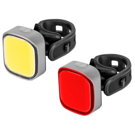 SET ILUMINAT BICICLETA FATA SPATE USB - Img 2