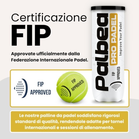 Set Mingi Padel Palbea, Aprobate FIP (International Padel Federation), Presurizate, Vizibilitate Ridicată HV Felt, Durabilitate Crescută, Pentru Toate Suprafețele - Img 5