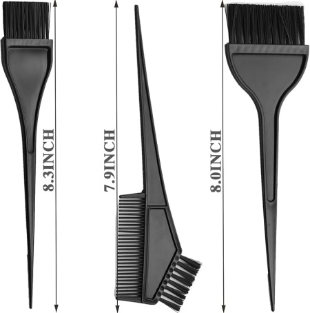 Set Profesional Vopsit și Decolorat Părul, 6 Piese, Bol Gradat, Pensule de Aplicare și Cleme de Păr, pentru Salon și Acasă - Img 5