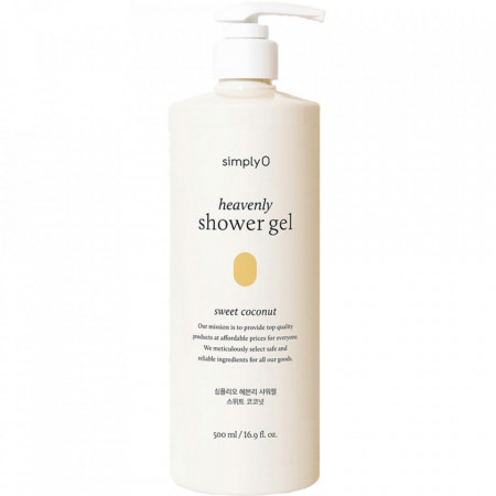 SIMPLYO Heavenly Gel de dus Sweet Coconut 500 ml