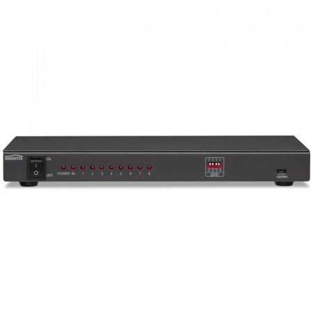 Splitter HDMI Marmitek 418 UHD, cu suport 4K UHD – o intrare/ 8 iesiri