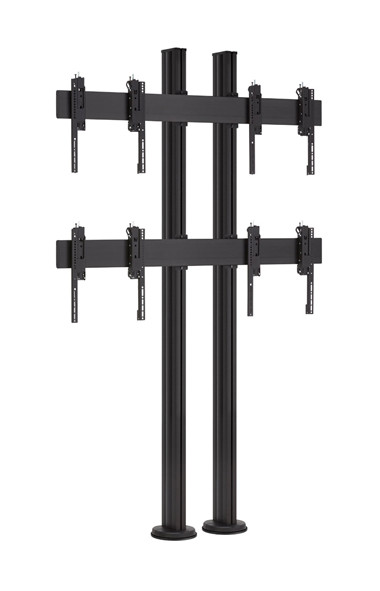 Stand Videowall 2x2 Vogel's FMVW2255 cu prindere in podea, pentru Displayuri 46"-55"