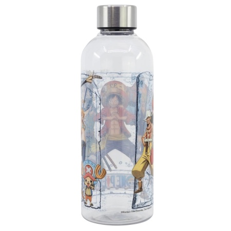 Sticla de apa reutilizabila Stor One Piece 850 ml, din plastic fara BPA, dop metalic etans, pentru scoala, sport si birou - Img 2