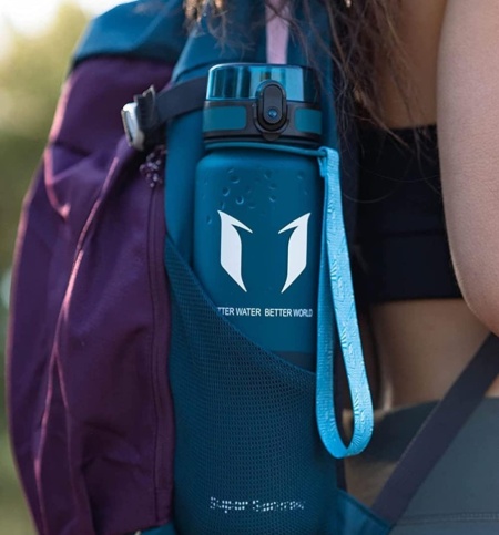 Sticlă de Apă Sport Sparrow din Tritan, Fără BPA, Etanșă și Rezistentă la Șocuri, pentru Sală, Fitness, Ciclism și Drumeții - Img 2