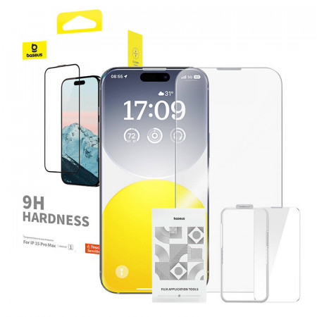 Sticla securizata 0,3 mm Baseus Diamond pentru iPhone 15 ProMax