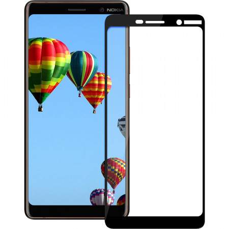 Sticla Securizata Full Body 2.5D Negru NOKIA 7 Plus