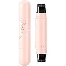 Stilou de ochi cu aripioare PAGE VINE, design rotativ cu cap dublu, uscare rapidă, durabil, rezistent la pete pentru un contur ușor pentru eyeliner (negru) - Img 3