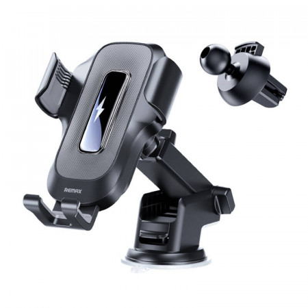 Suport auto electric Remax RM-C31 cu incarcare wireless de 15W