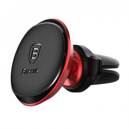 Suport auto, telefon magnetic Baseus (rosu) - Img 2