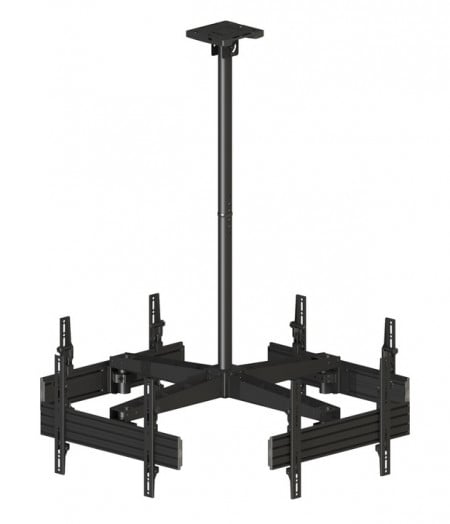 Suport de tavan pentru 4 Televizoare Multibrackets MBC4U, cod MB-3538, diagonale 40"-65" (101-165 cm), max.30kg/TV