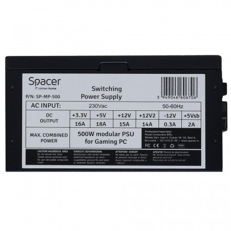 Sursa Spacer ATX Modulara 500W - Img 2