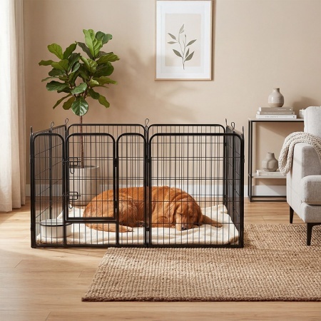 TARC MODULAR PENTRU CAINI 8 PANOURI 80X80 CM REBEL ANIM - Img 10