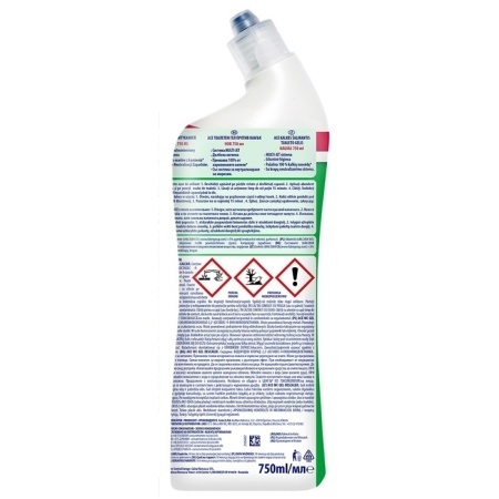 ACE WC, gel decalcifiant, solutie anti-calcar pentru vasul de toaleta, 750 ml - Img 2