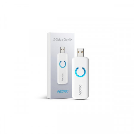 Aeotec Z-Stick, un controler USB Z-Wave cu baterie, Gen5+ (ZW090)