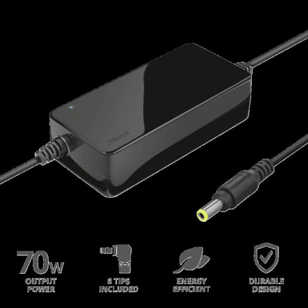 Alimentator Trust Primo 70W-19V, 70W, Black - Img 2