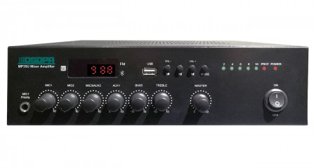 Amplificator cu mixer 35W mini, cu USB & Bluetooth, DSPPA MP35U