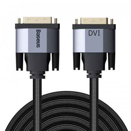 Baseus cablu adaptor bidirecțional 3m Enjoyment Series DVI la DVI