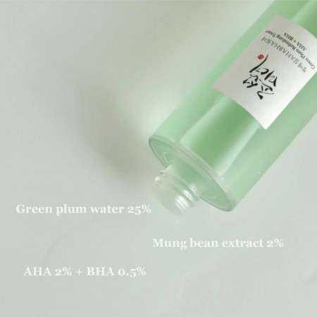 BEAUTY OF JOSEON Green Plum Toner de fata AHA + BHA 150 ml - Img 2