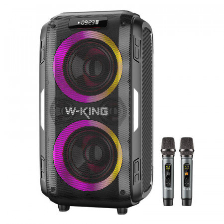 Boxa Bluetooth fara fir W-KING T9 Pro 120W (negru)