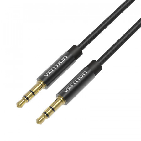 Cablu audio Vention BAGBH 3,5mm 2m, metal negru - Img 2