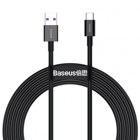 Cablu Baseus Superior Series USB la USB-C, 66 W, 2 m (negru)