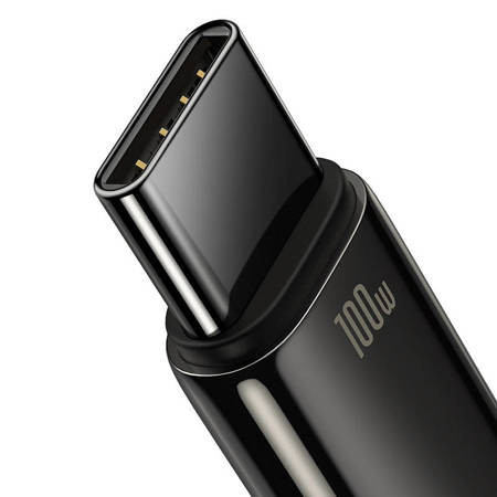 Cablu Baseus Tungsten Gold USB la USB-C, 100 W, 2 m (negru) - Img 5
