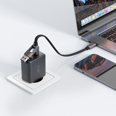Cablu Date si Incarcare USB-C / USB-A - USB-C Acefast C13-04, 60W, 1.2m, Negru - Img 8