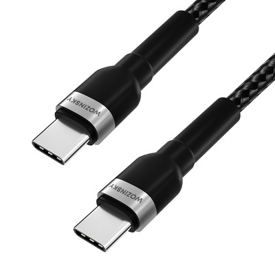 Cablu Date si Incarcare USB-C - USB-C WZK WNBCC2, 65W, 2m, Negru - Img 6